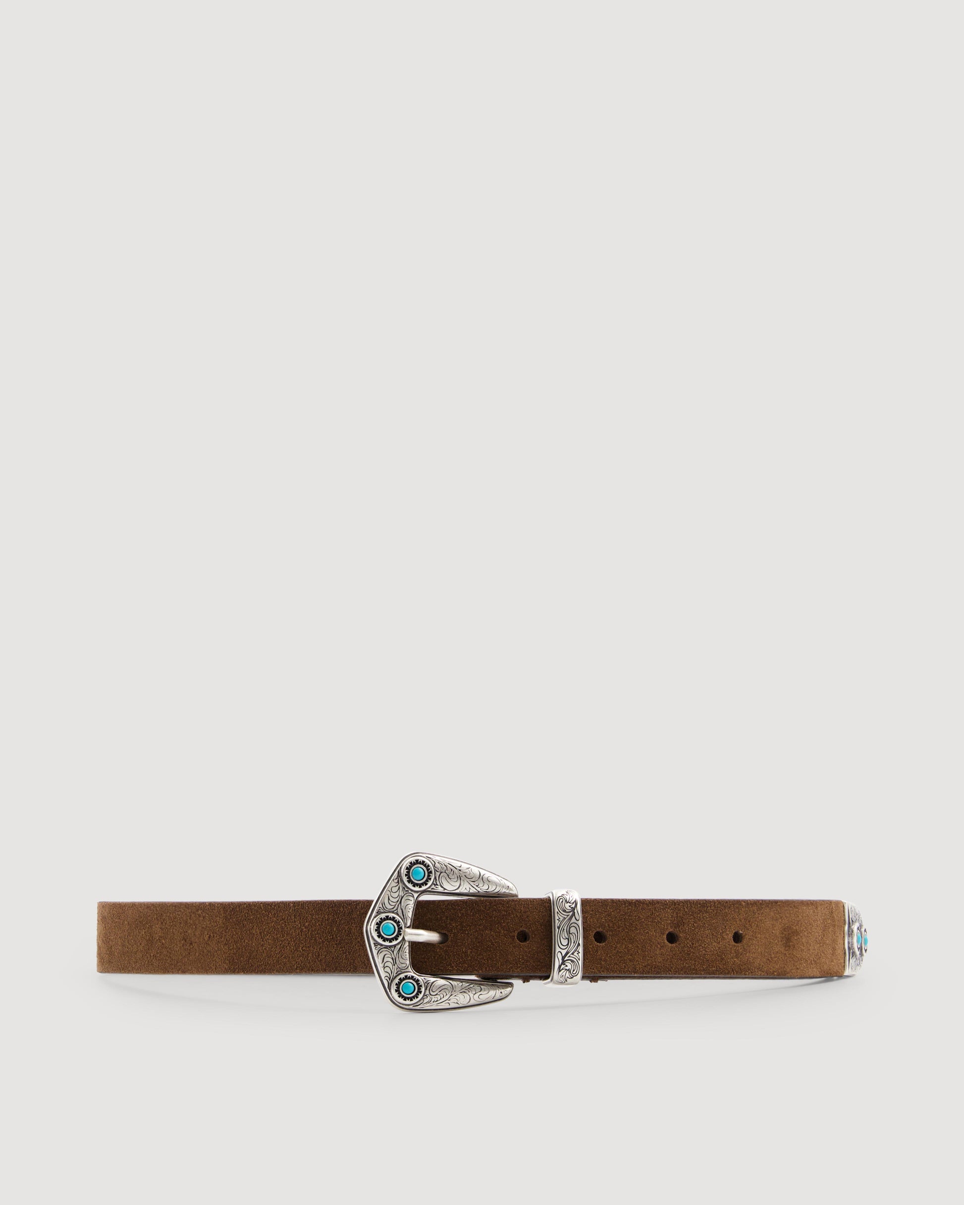 Ceinture Femme en Cuir Marron Andrew