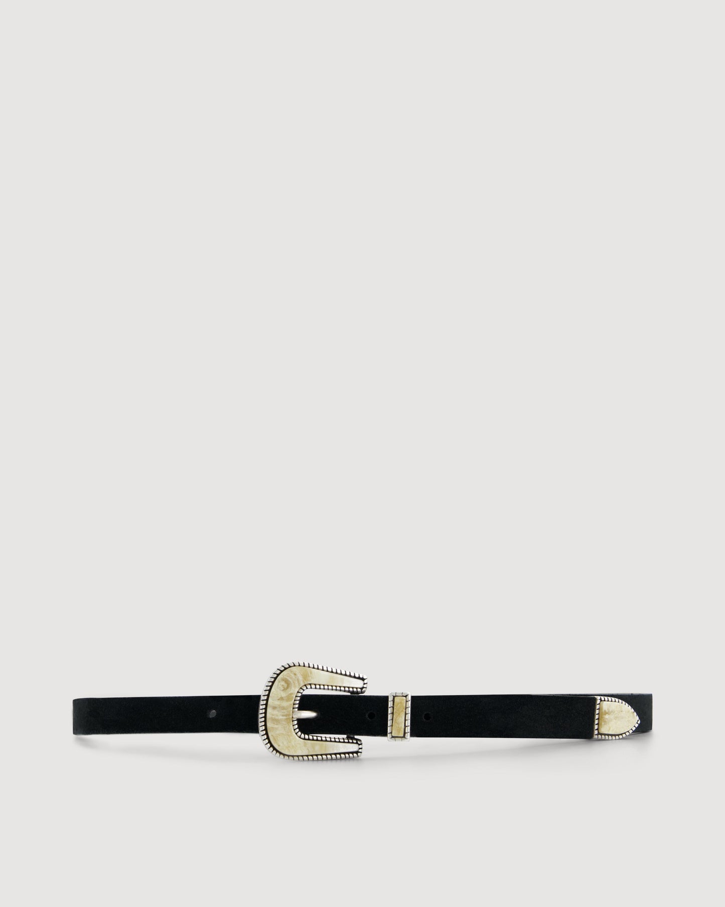 Ceinture Femme en Cuir Noir Achille