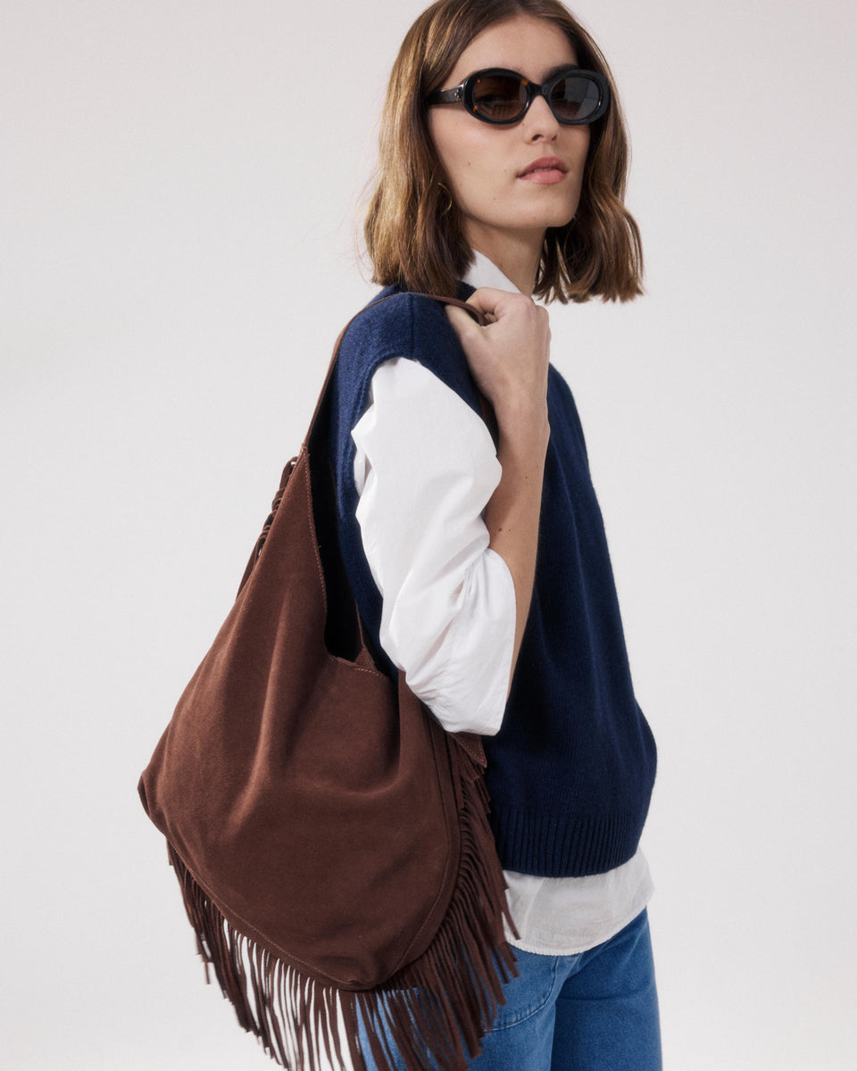 Sac Femme en Cuir Marron Amanda - Image principale