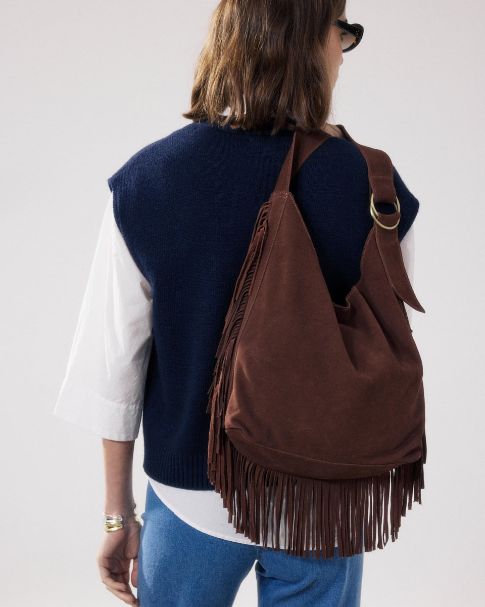 Sac Femme en Cuir Marron Amanda - Image alternative
