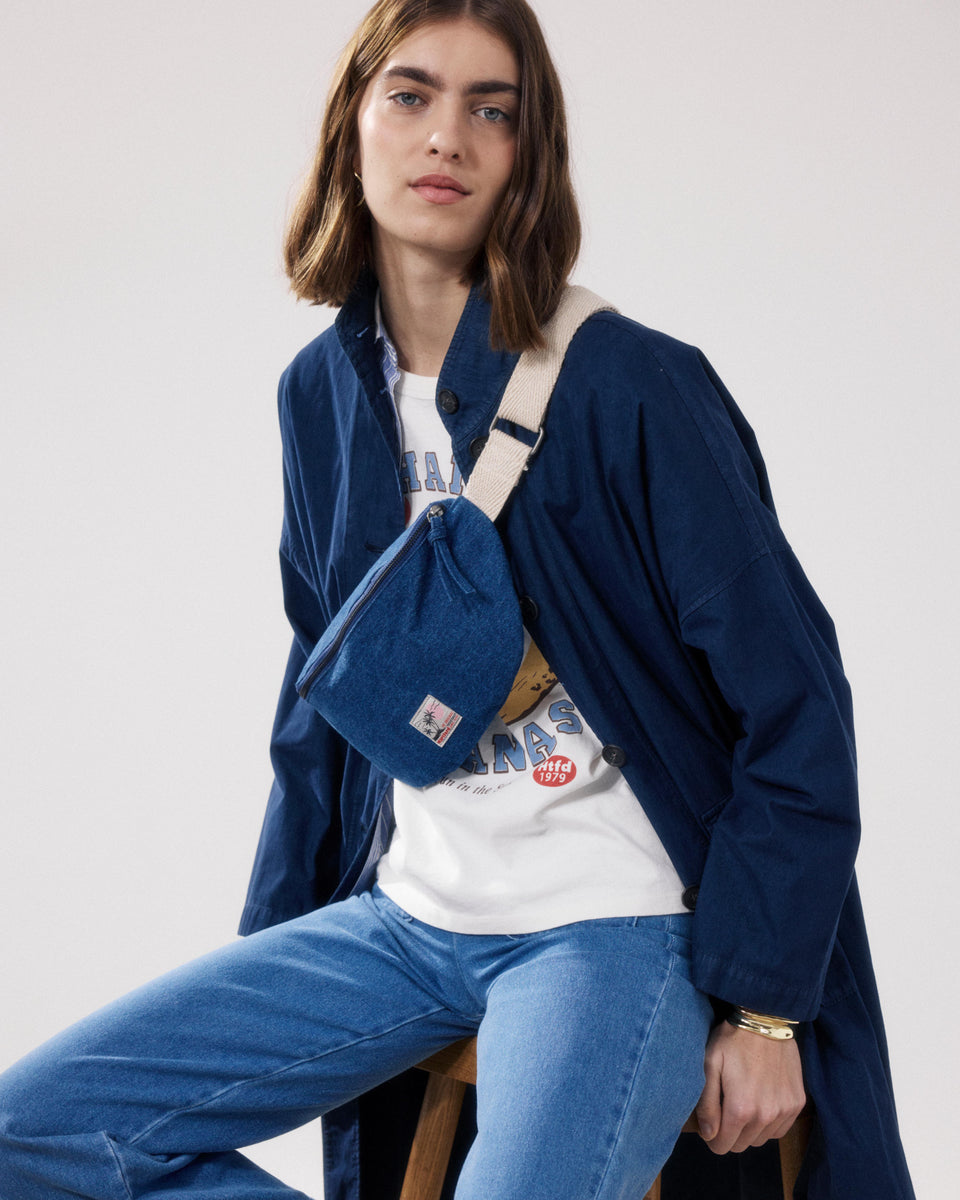 Sac Femme en Denim Bleu Antigua - Image principale