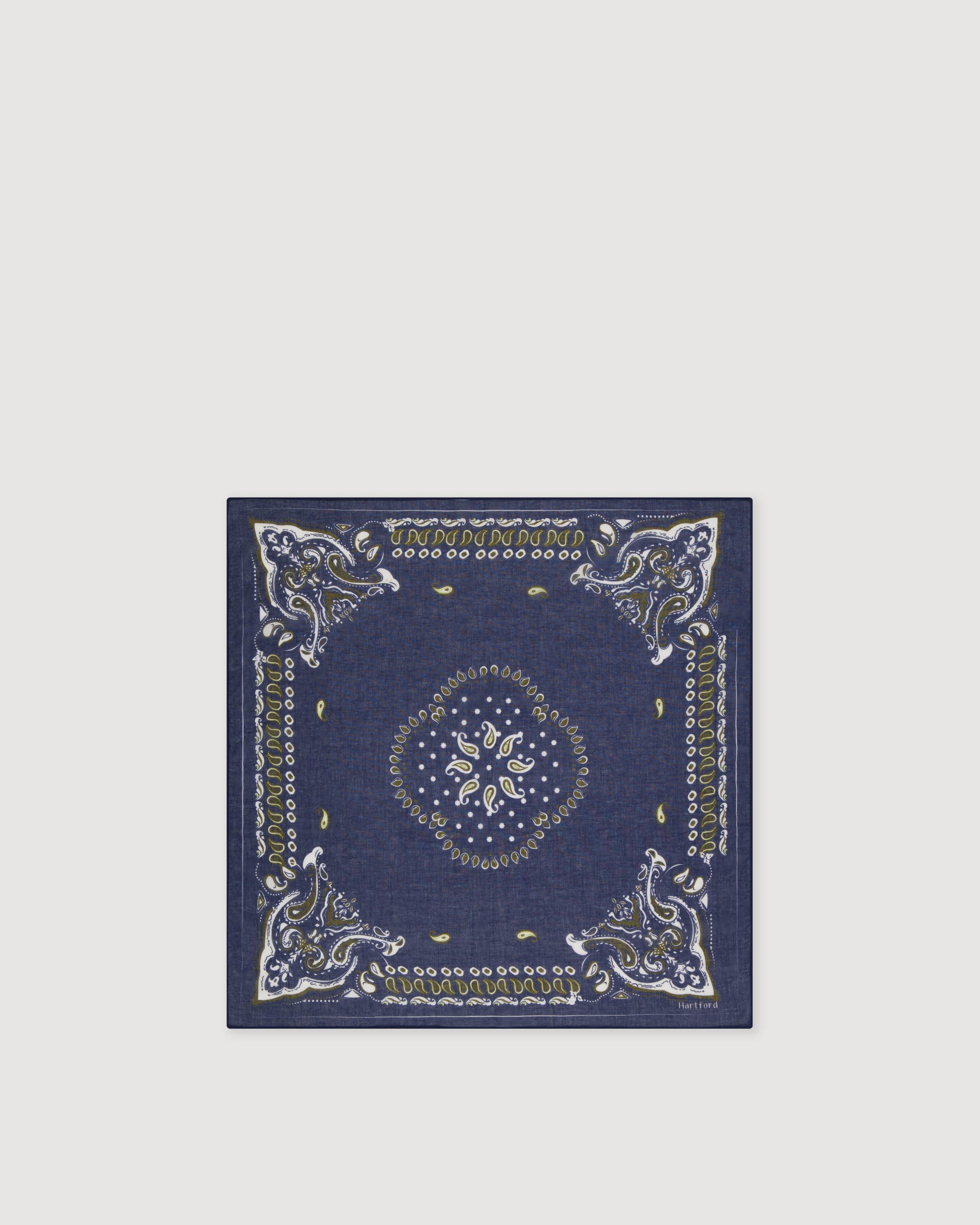 Bandana Homme Bleu Indigo Bandana Paisley BFC2412-01