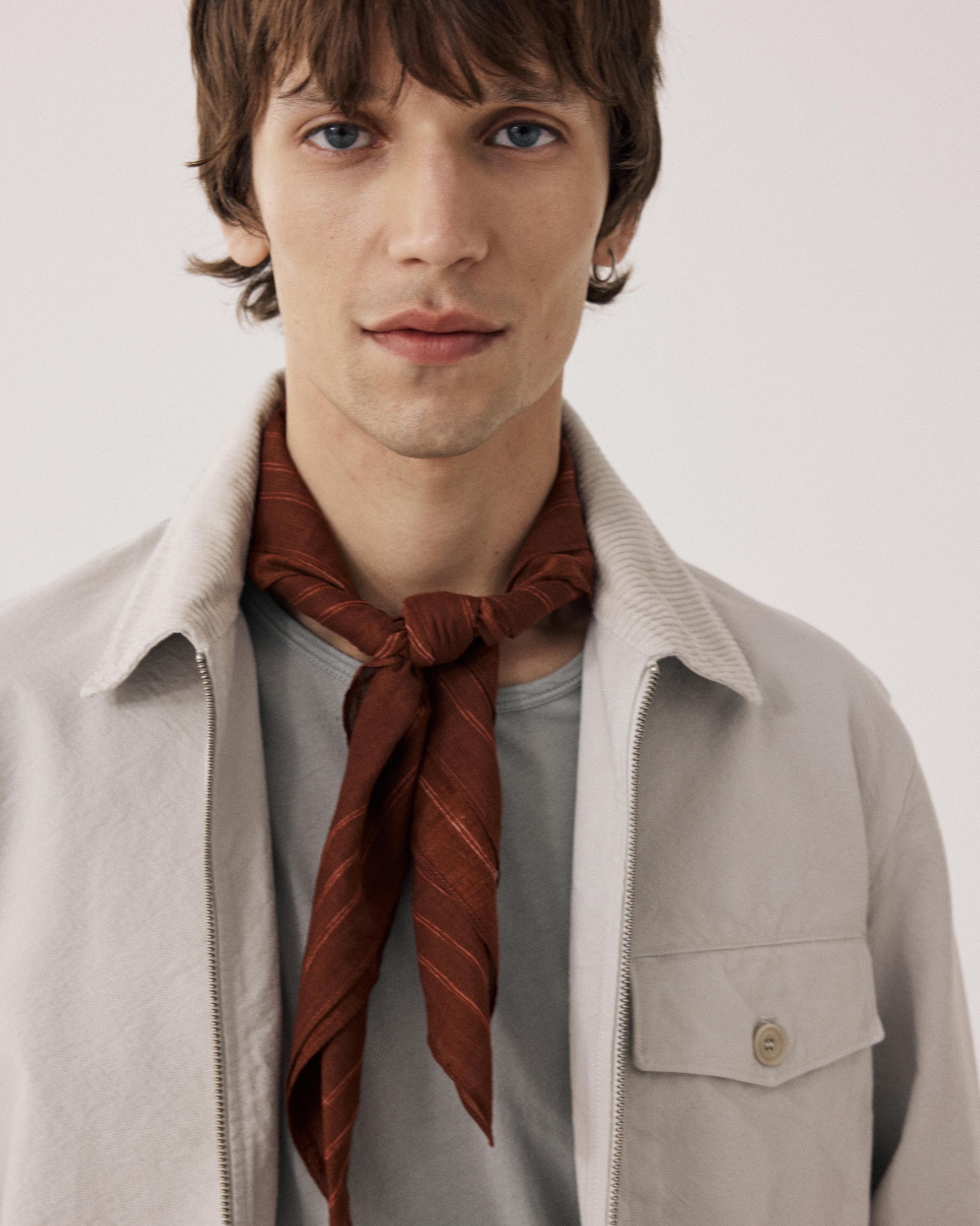 Bandana Homme en Coton Marron Sunseekers BFC3413-03