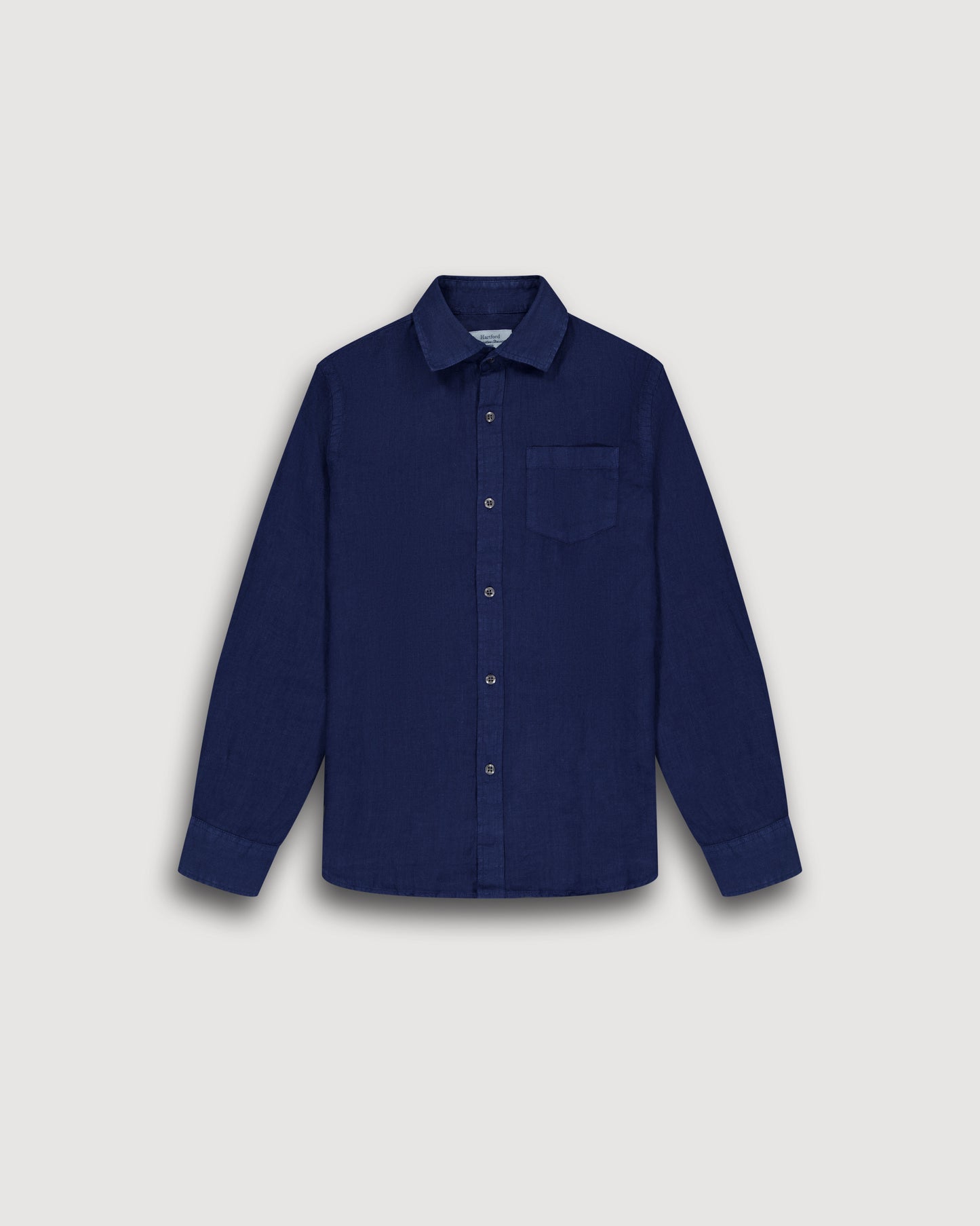 Chemise Garçon en Lin Bleu Marine Paul BFCAA001-58