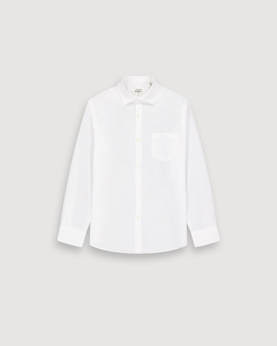 Chemise Garçon en Voile De Coton Blanc Paul - Image principale