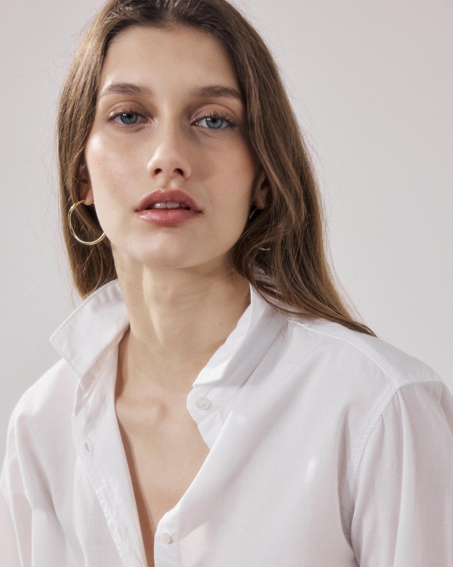 Chemise Femme en Voile de Coton Blanc Corazon