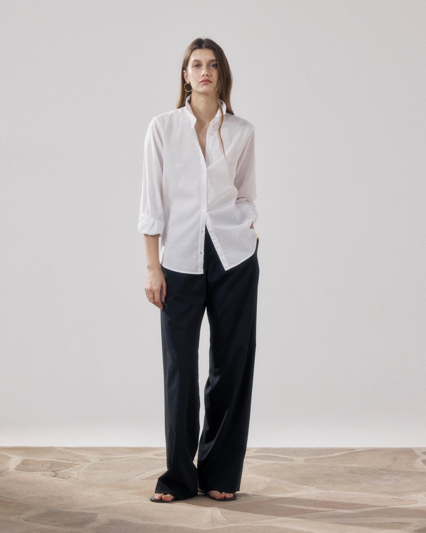 Chemise Femme en Voile de Coton Blanc Corazon