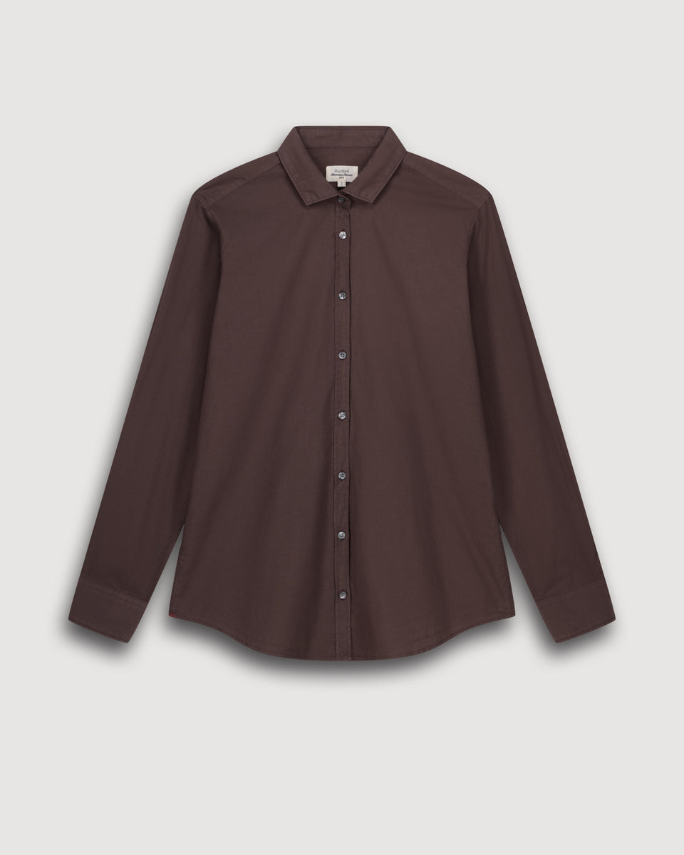 Chemise Femme en Coton Marron Corazon - Image 3