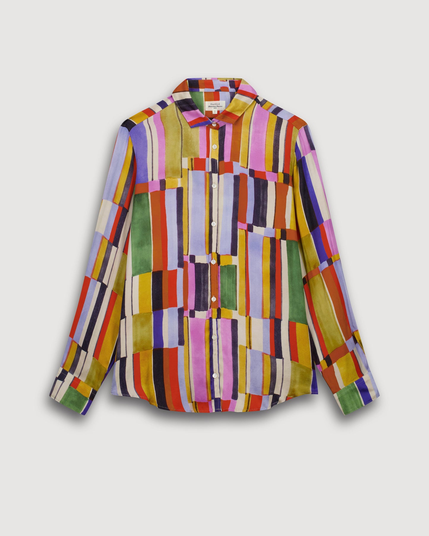 Chemise Femme en Viscose Imprimé Multicouleur Corazon