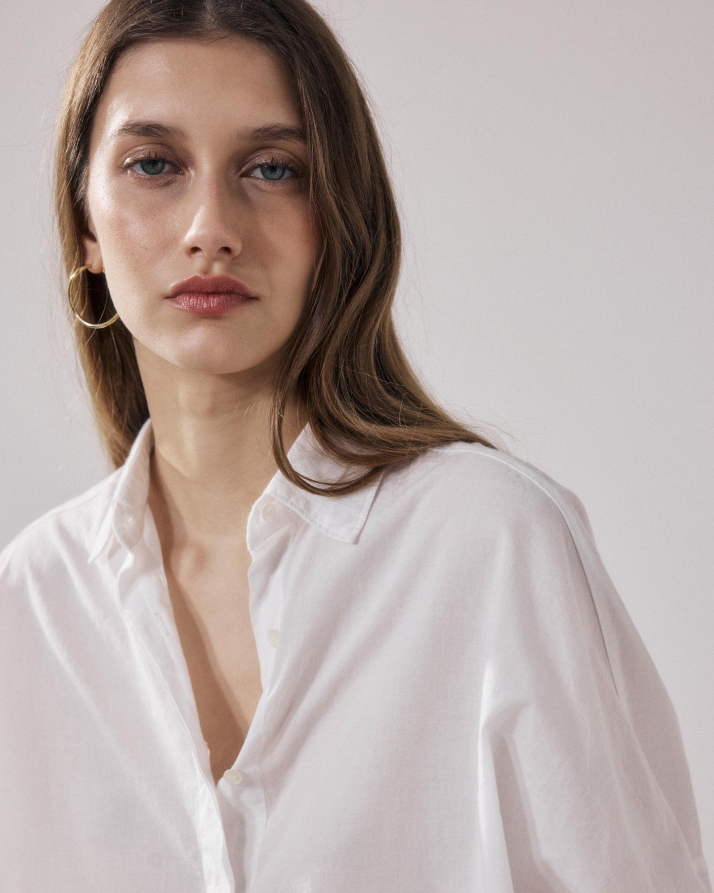 Camisa de mujer de Algodón blanco Cosma BFCJ609-20