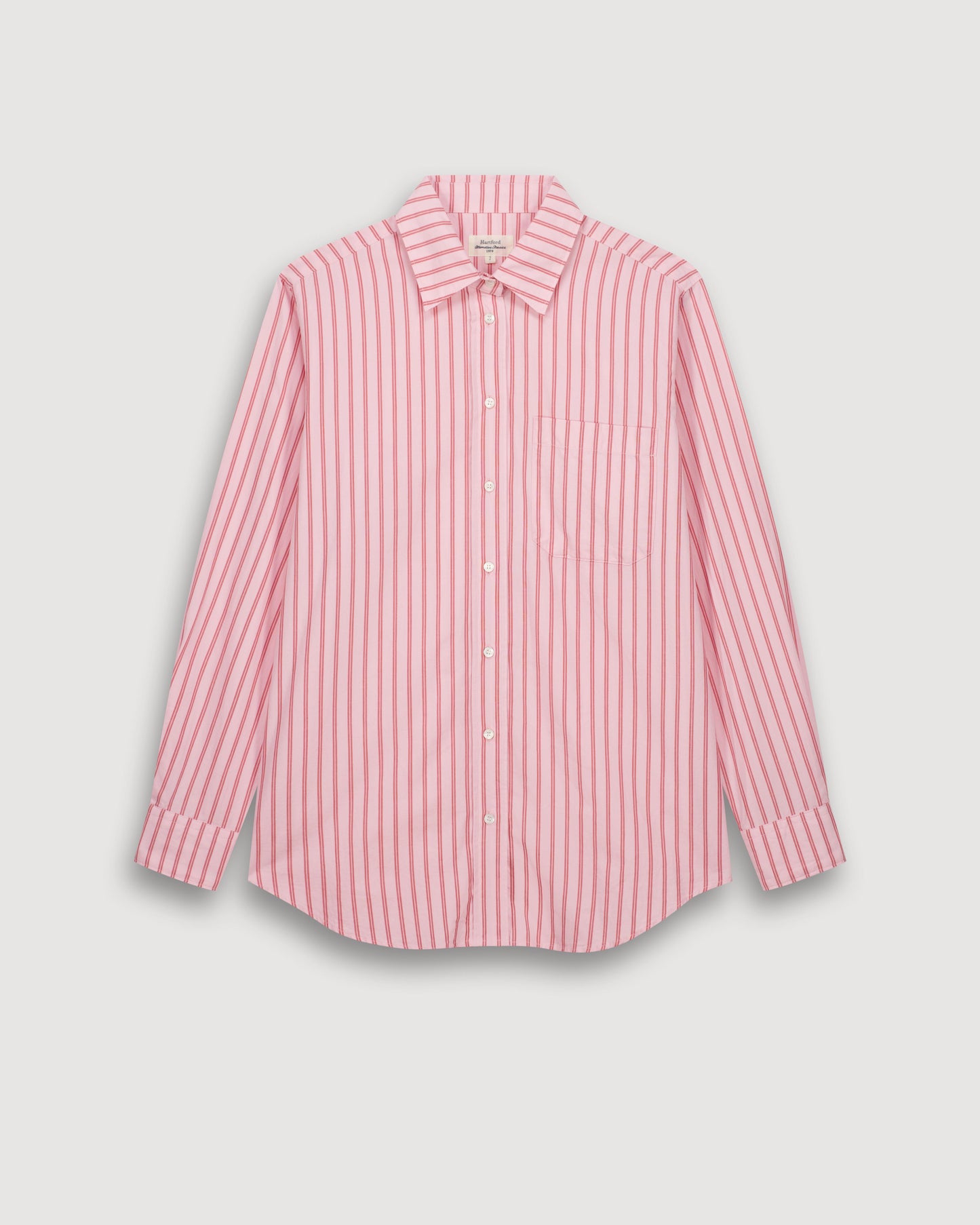 Chemise Femme en Coton Rose & Rouge Cover