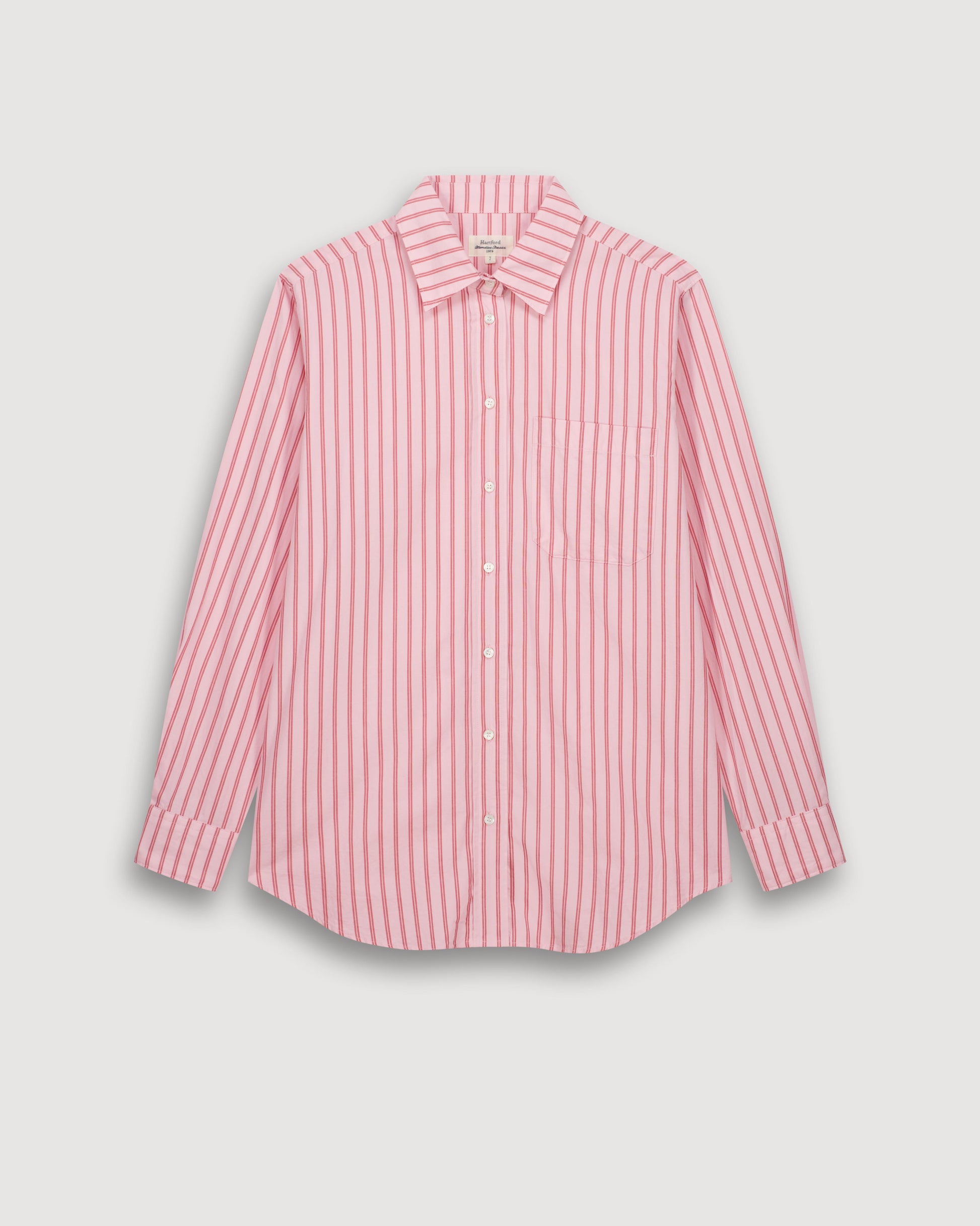Chemise Femme en Coton Rose & Rouge Cover