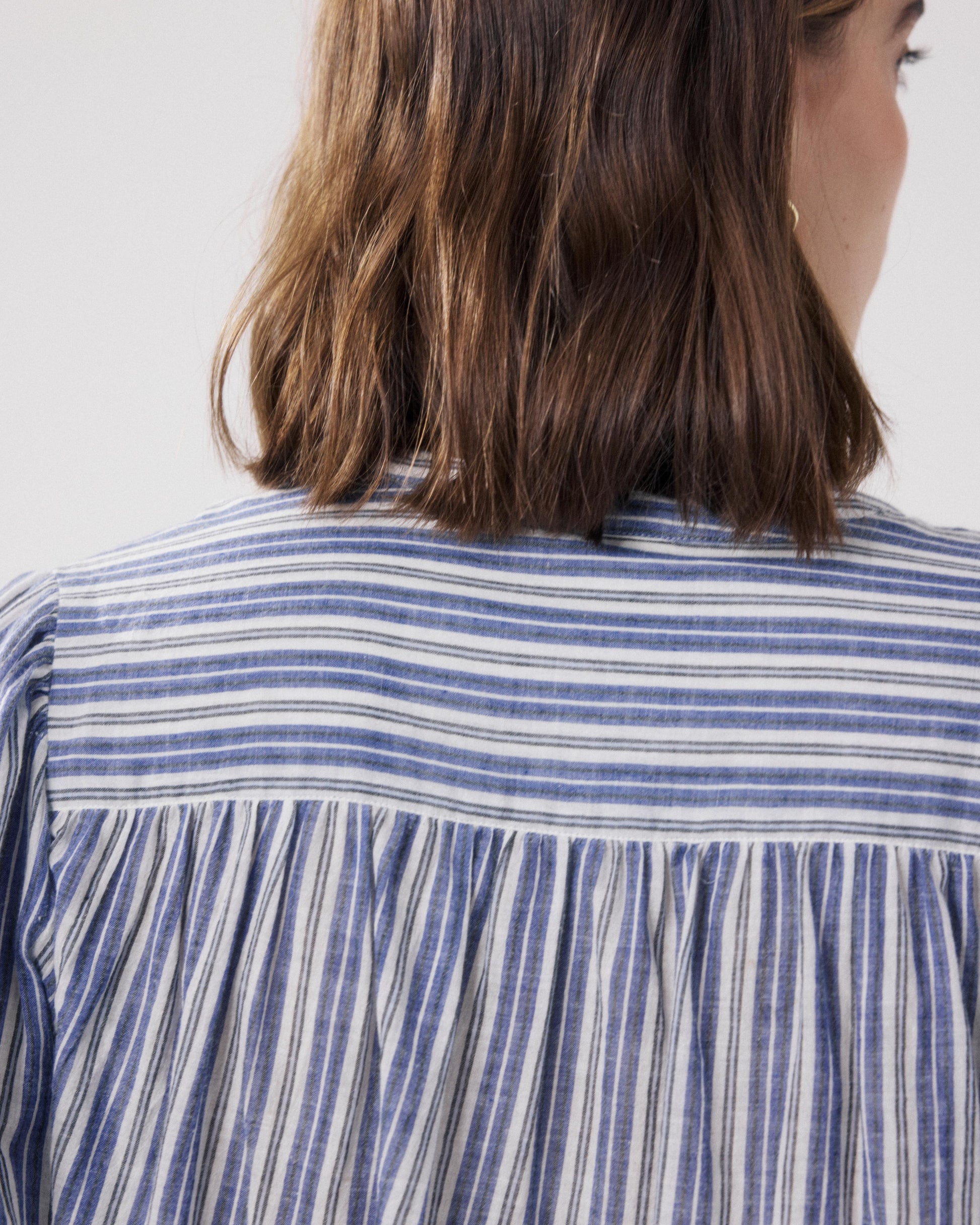 Chemise Femme en Coton Bleu Clayton