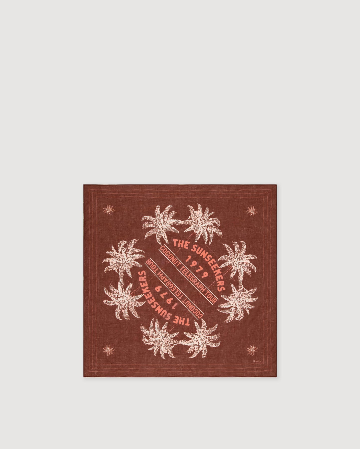 Bandana Femme en Coton Marron Sunseekers