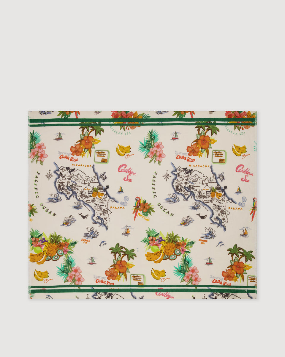 Sarong Femme en Coton Multicouleur Costa Rica - Image 3