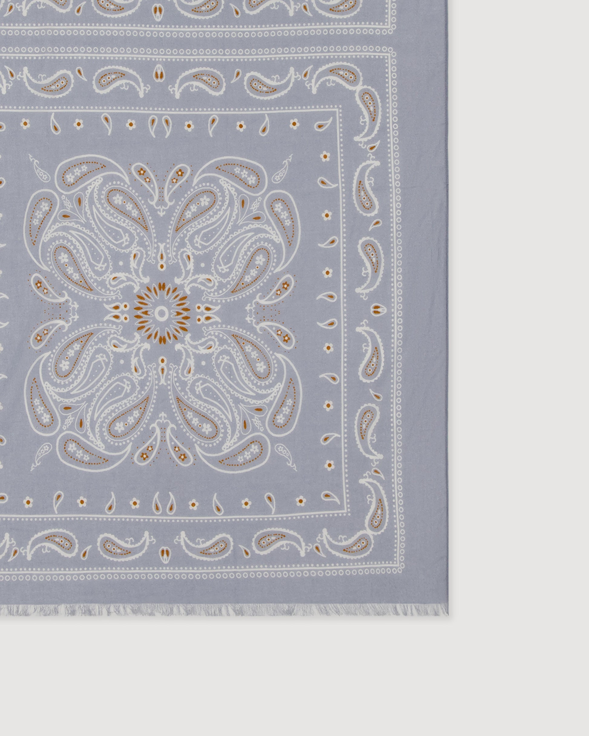 Bandana Femme en Coton Bleu Clair