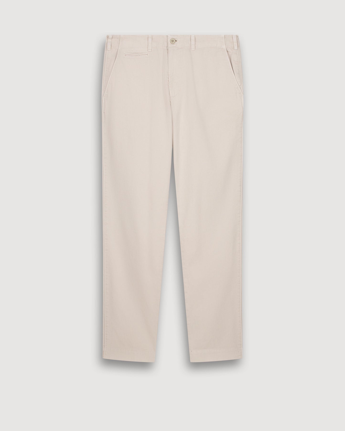Pantalon Homme en Coton à Chevrons Beige Taos BFF5124-04