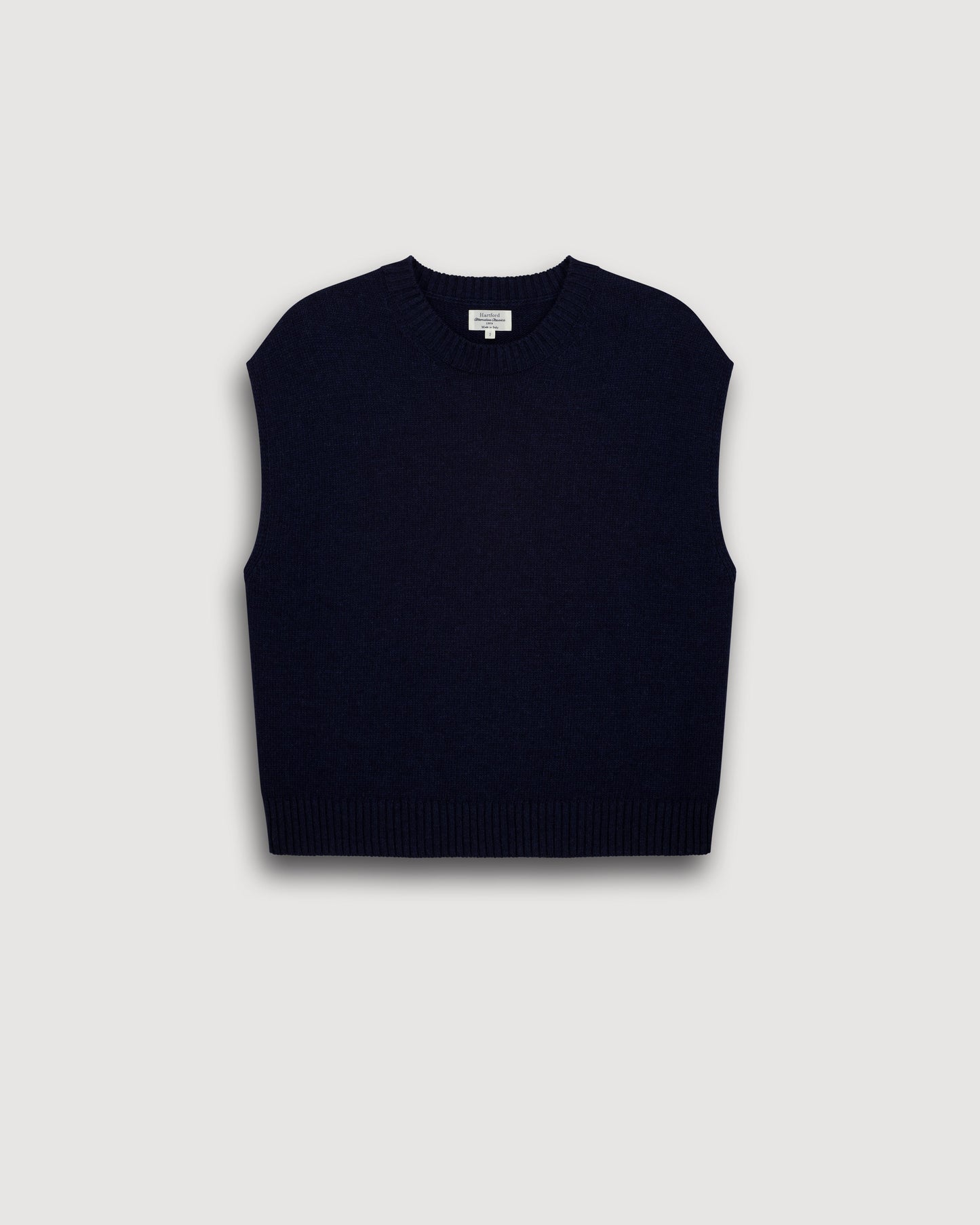 Pull Femme en Laine & Cachemire Bleu Marine Mayra