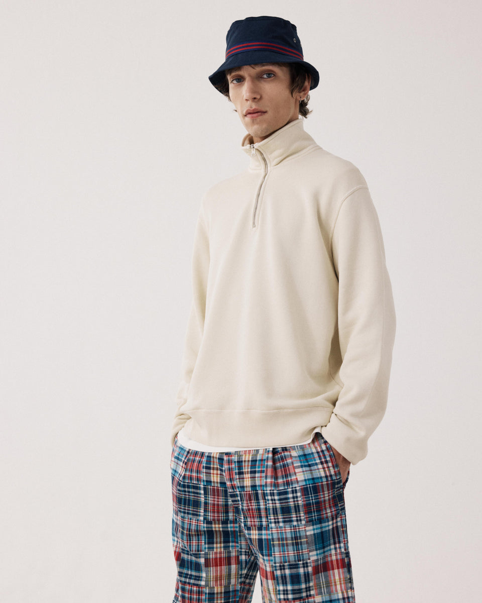Sweatshirt Homme en Coton Vanille Zipper - Image principale
