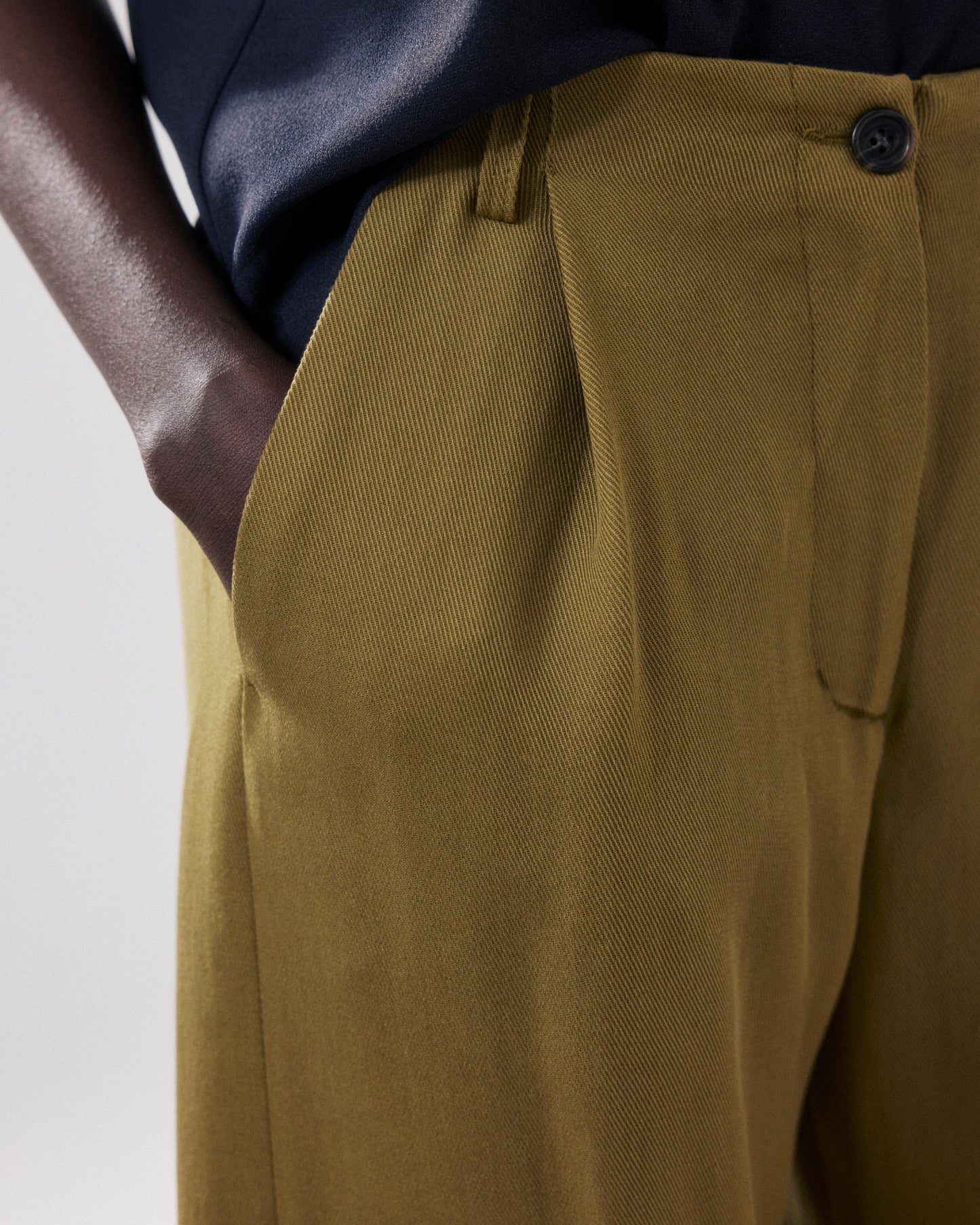 Pantalon Femme en Lyocell Bronze Paradise