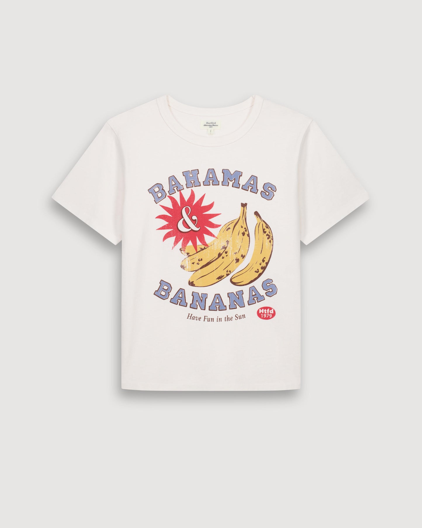 T-Shirt Femme en Coton Ecru Tebanas