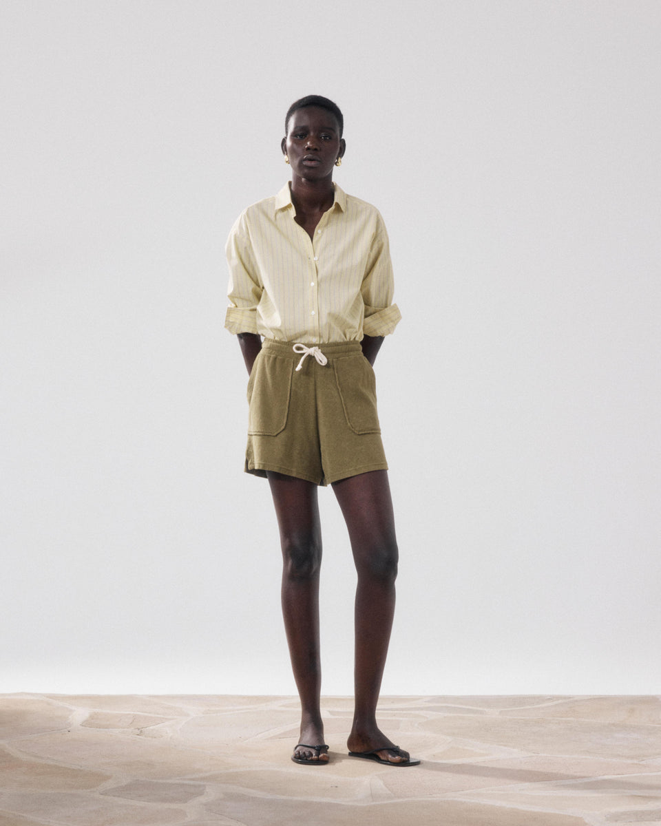Short Femme en Eponge Vert Tibou - Image alternative