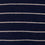 Herrenpullover aus geprägter Baumwolle mit Waffelmuster und blauen Streifen