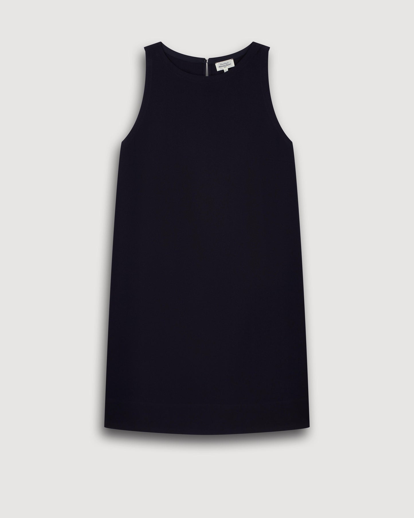 Robe Femme en Crepe Bleu Nuit Ruelle