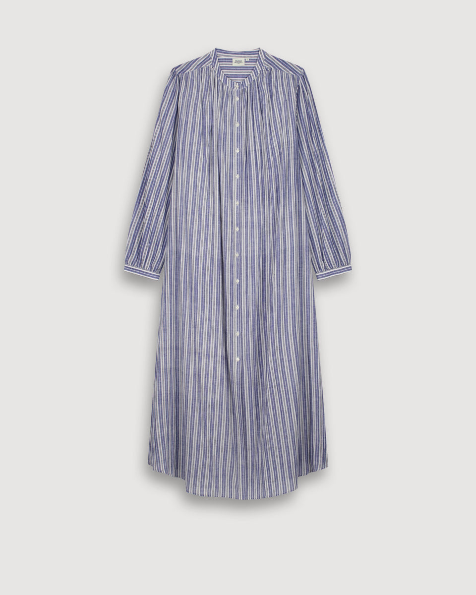 Robe Femme en Coton Bleu Ryton - Image 3