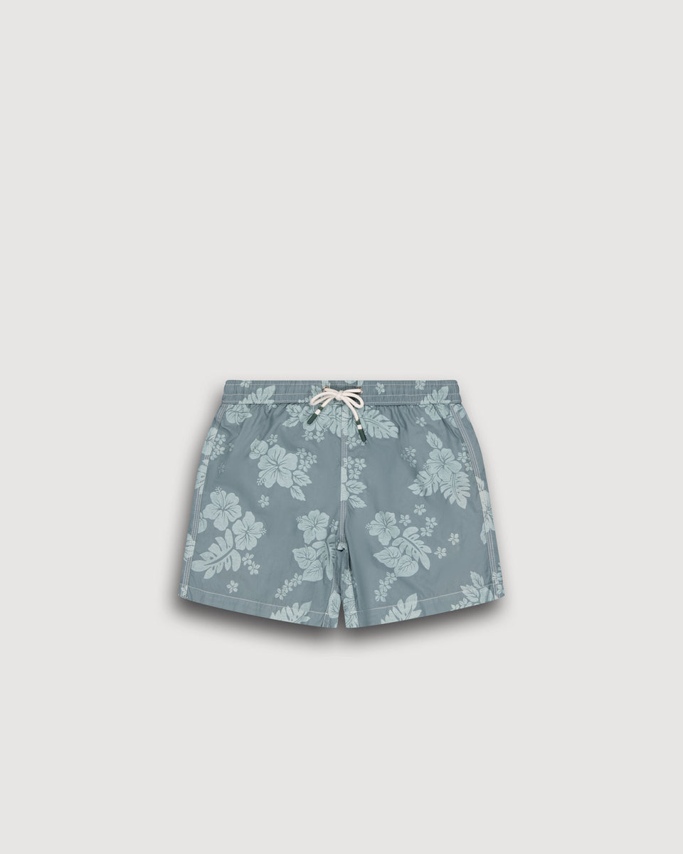 Maillot Garçon en Nylon Vert Cactus Achille - Image principale
