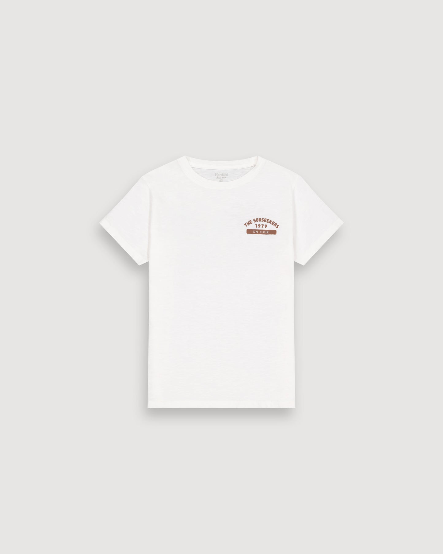 T-Shirt Garçon en Coton Slub Ecru Sunseekers Kid BFTAB302-01