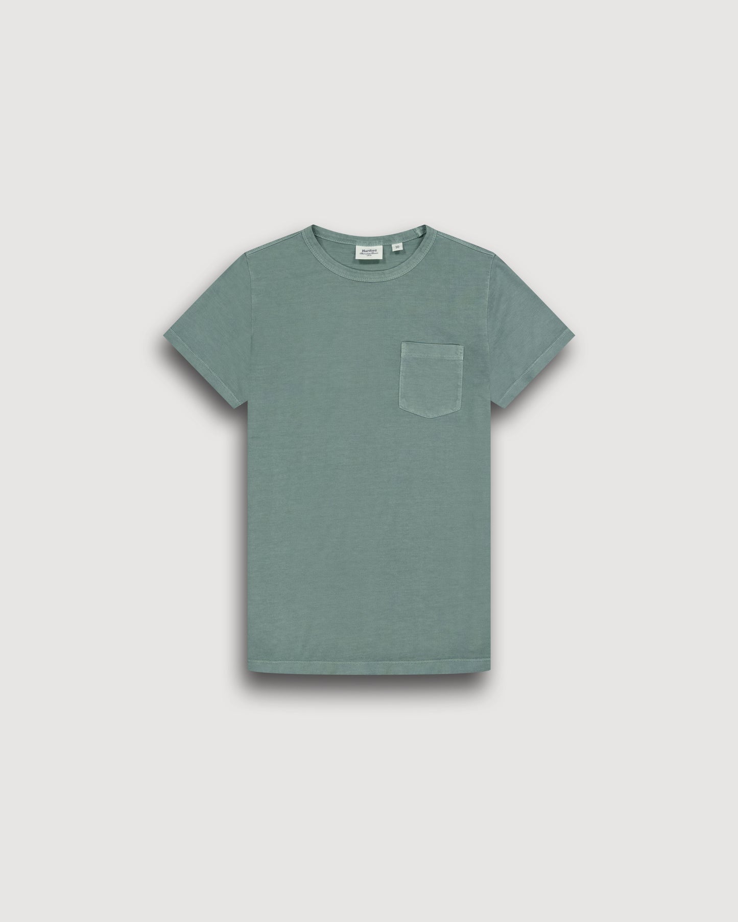 T-Shirt Garçon en Jersey De Lyocel & Coton Vert Cactus Kid BFTAE305-06