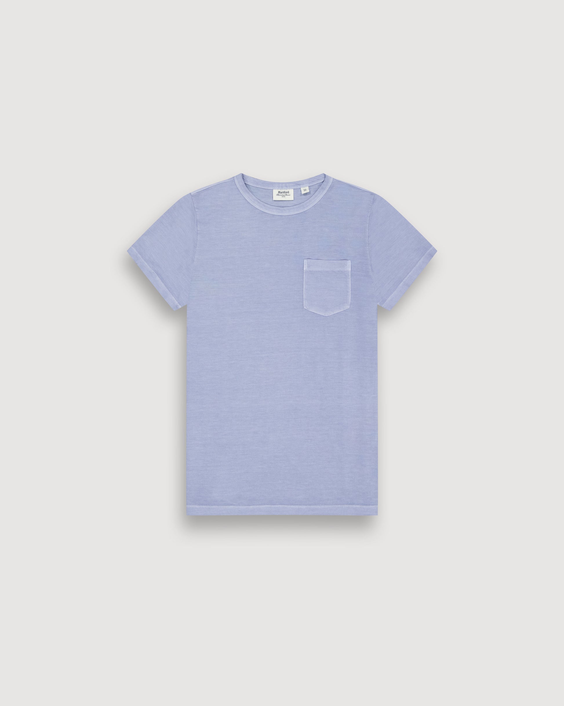 T-Shirt Garçon en Jersey De Lyocel & Coton Bleu Clair Kid BFTAE305-09