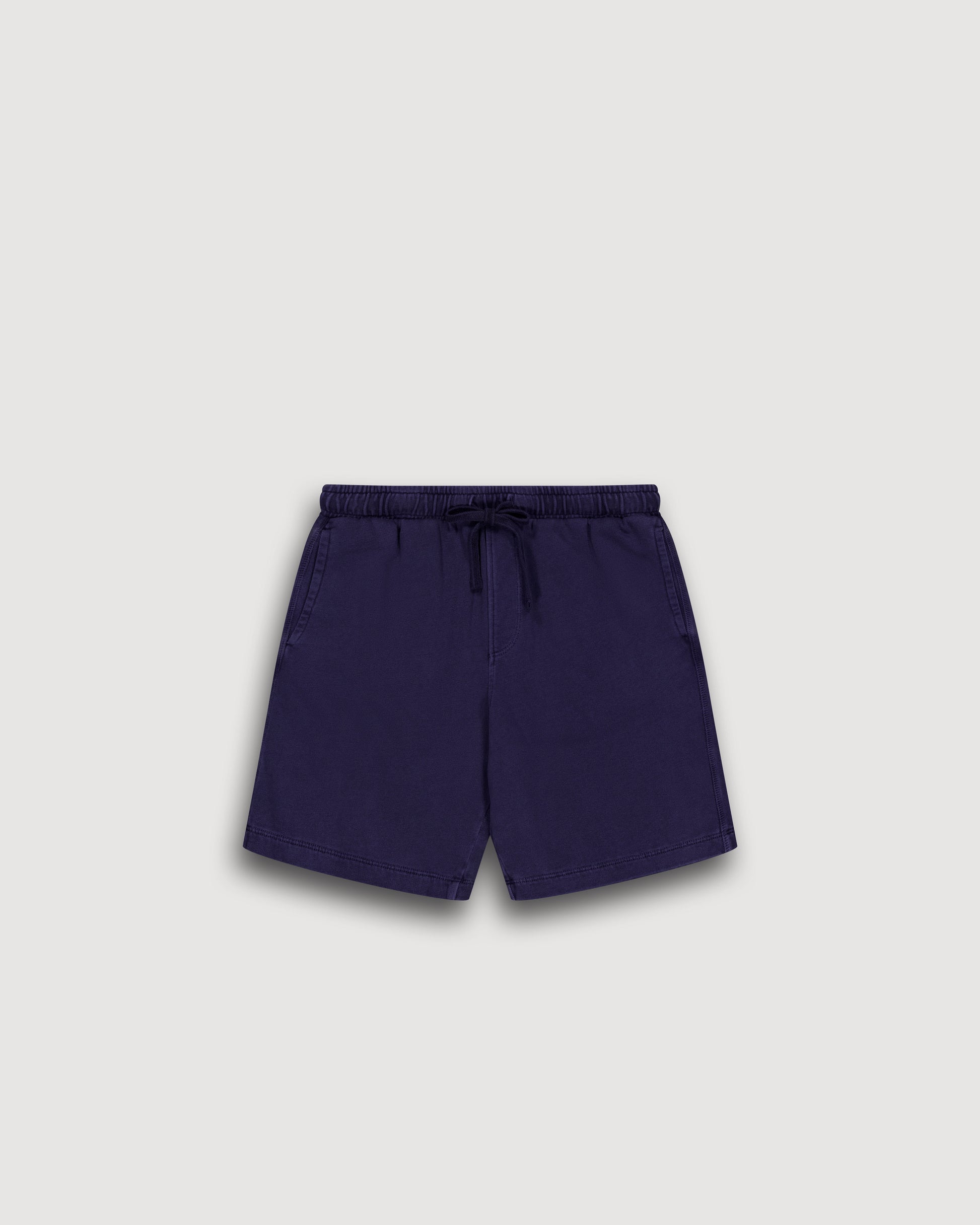 Short Garçon en Coton Flammé Bleu Marine Light Fleece Kid BFTAN312-03