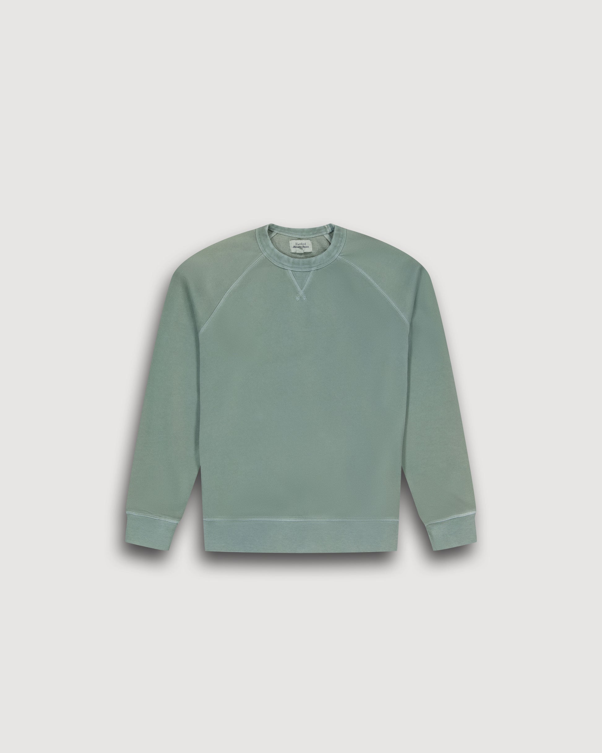 Sweatshirt Garçon en Coton Flammé Vert Cactus Light Fleece Kid BFTAP312-06
