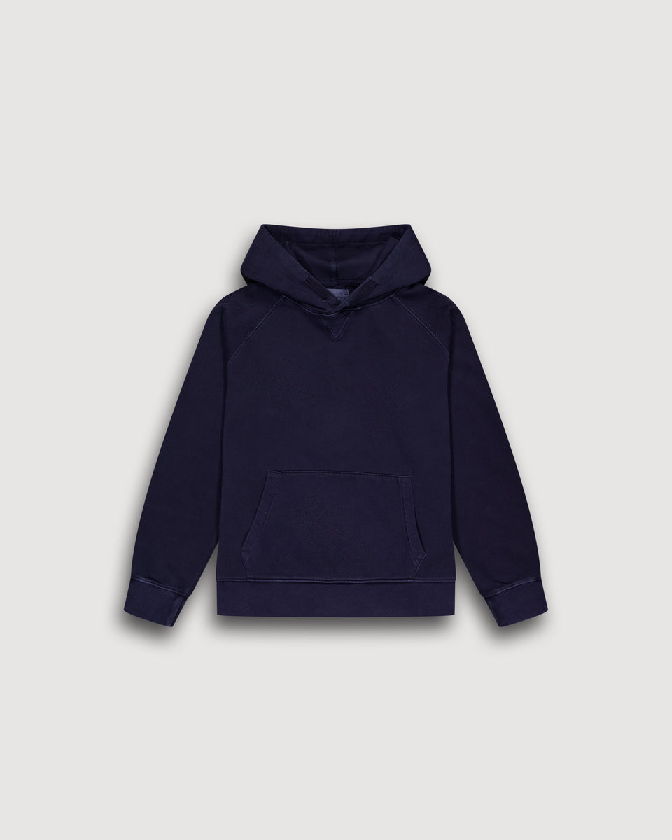 Sweatshirt Garçon en Coton Flammé Bleu Marine Light Fleece Kid - Image principale