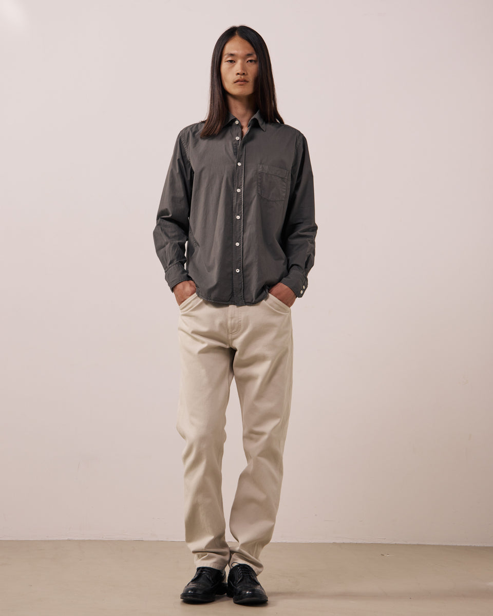 Chemise Homme en Gabardine de Coton Vert Camo Paul - Image 2