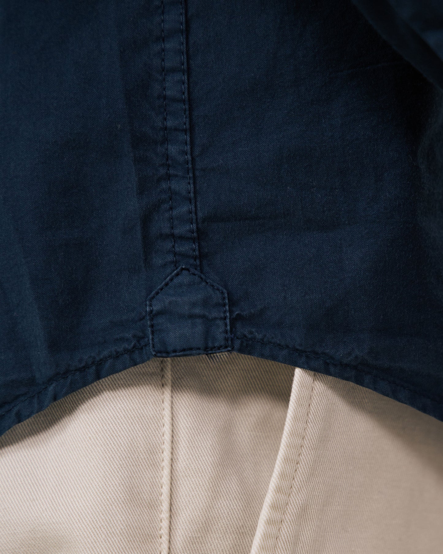 Chemise Homme en Gabardine de Coton Carbone Paul