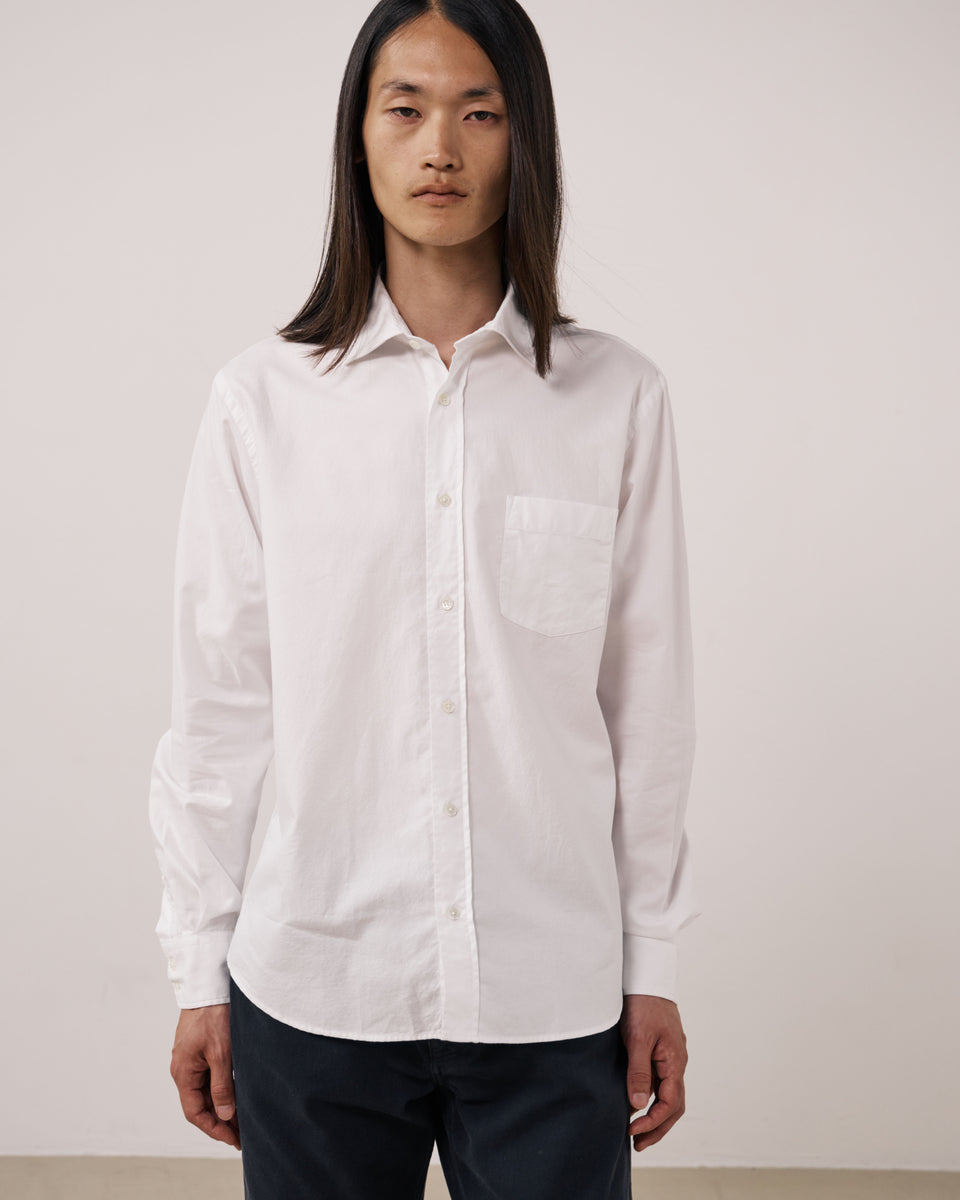 Chemise Homme en Oxford Blanc Paul - Image principale