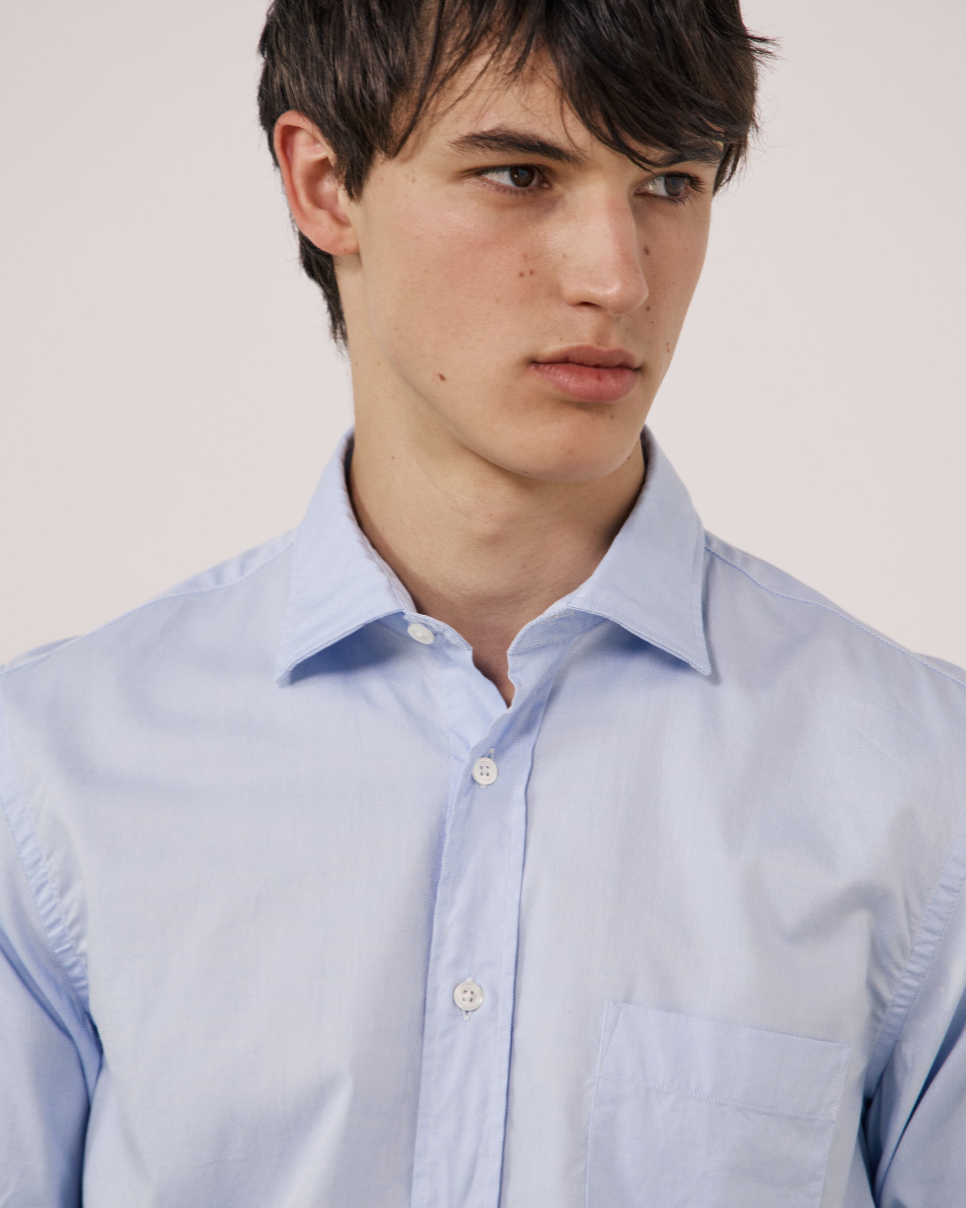 Chemise Homme en Oxford Bleu Ciel Paul