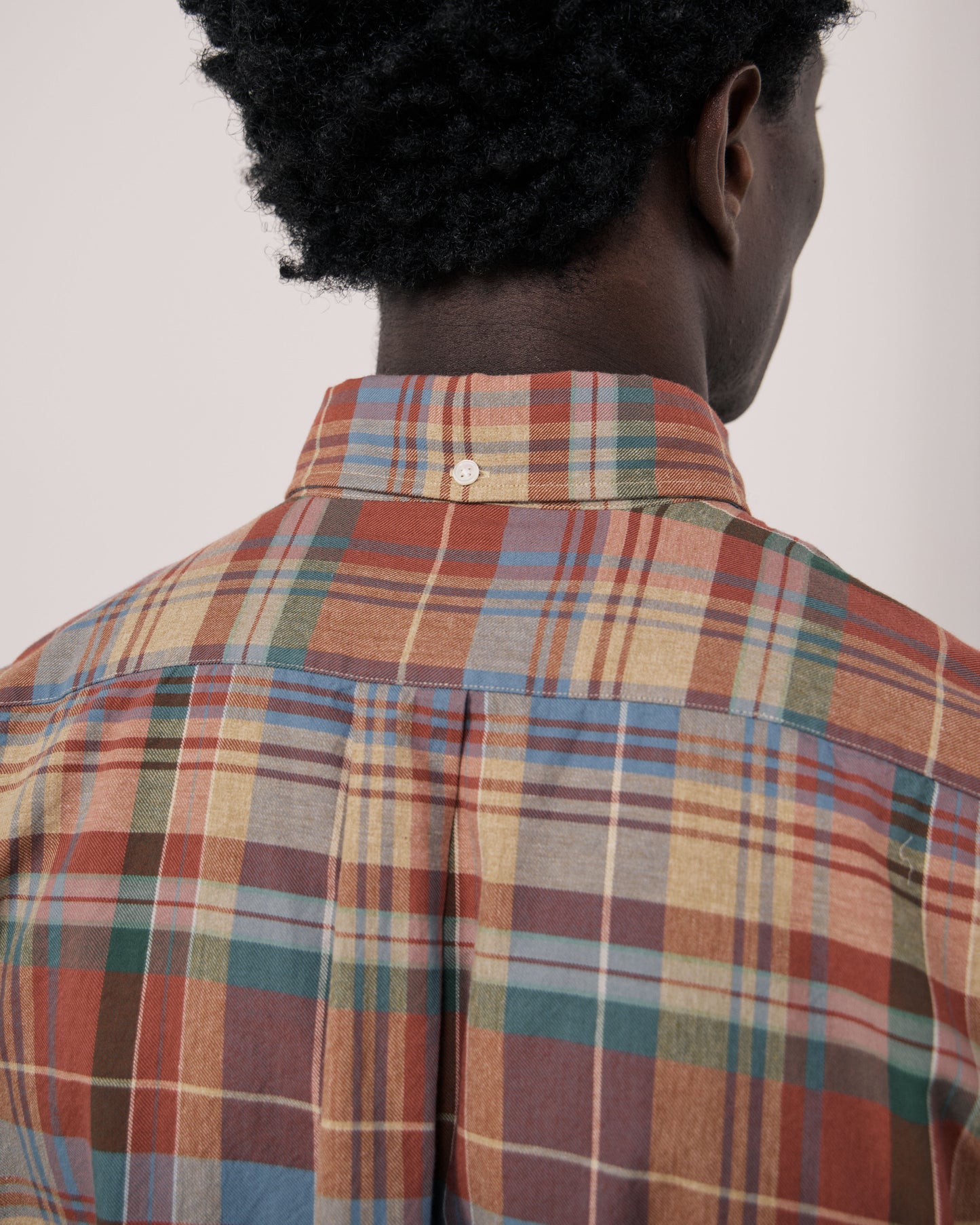 Chemise Homme en Coton à Carreaux Rouge Pitt