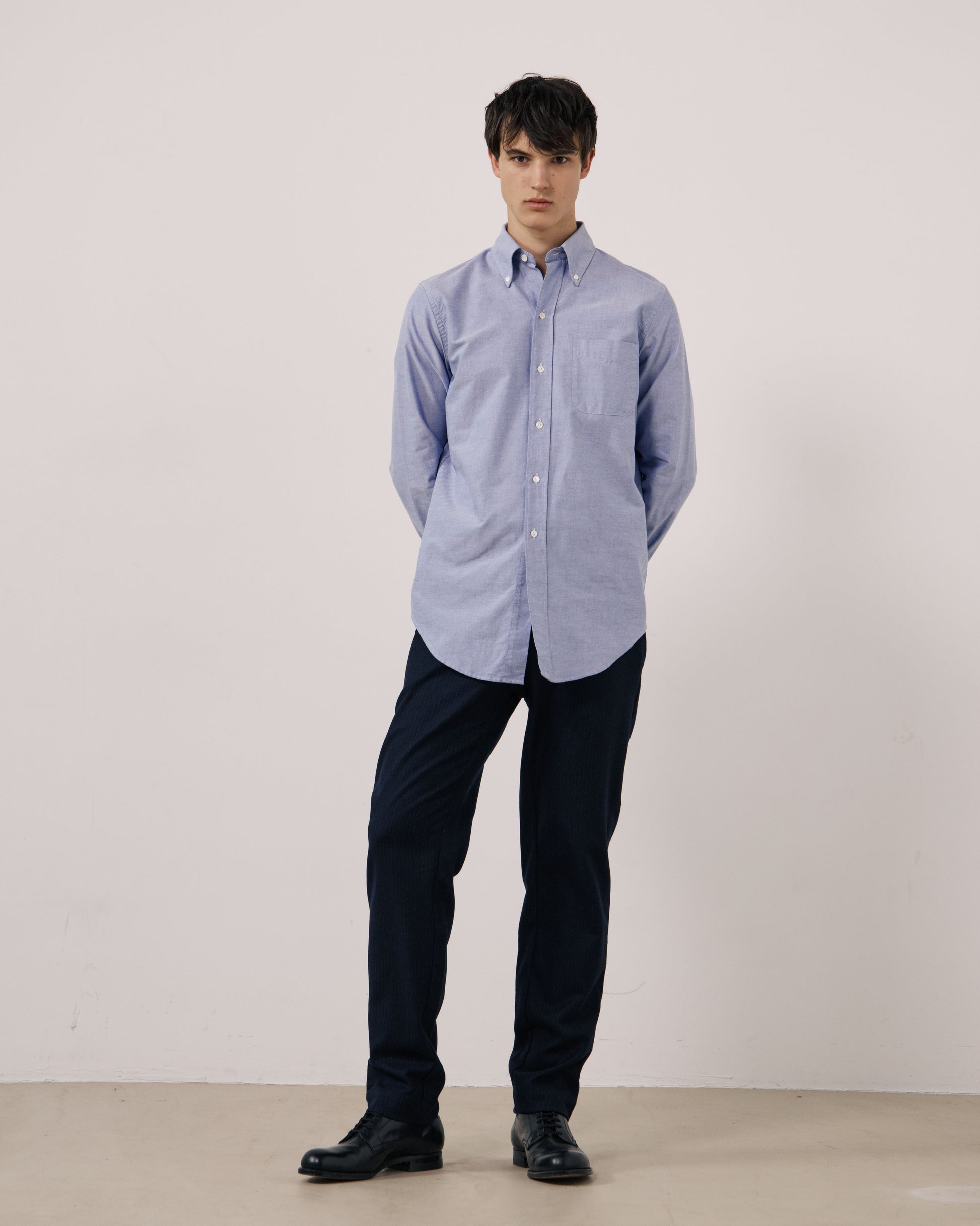 Chemise Homme en Oxford Bleu Ocbd