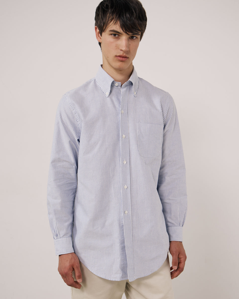 Chemise Homme en Oxford Bleu OCBD - Image principale