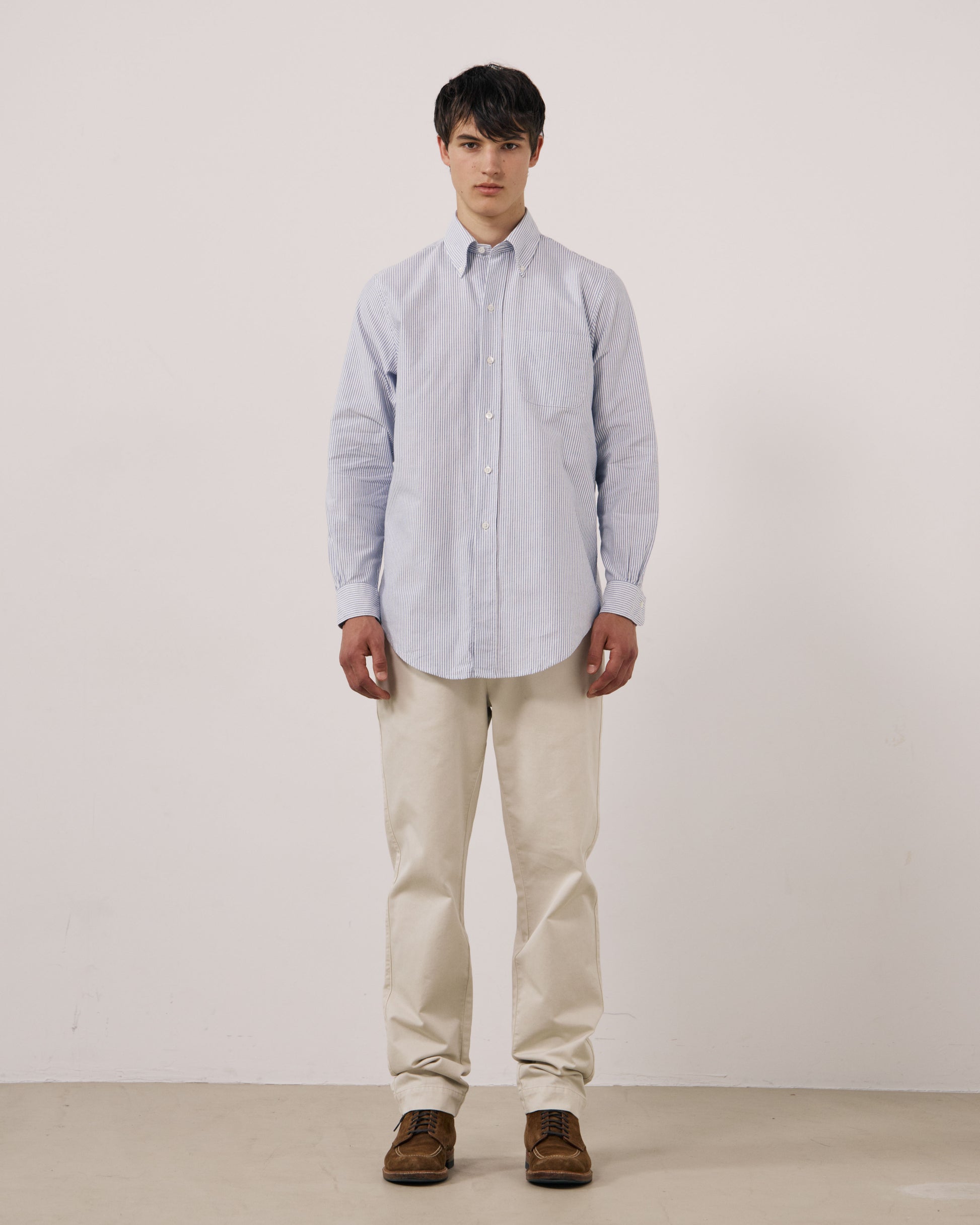 Chemise Homme en Oxford Bleu Ocbd