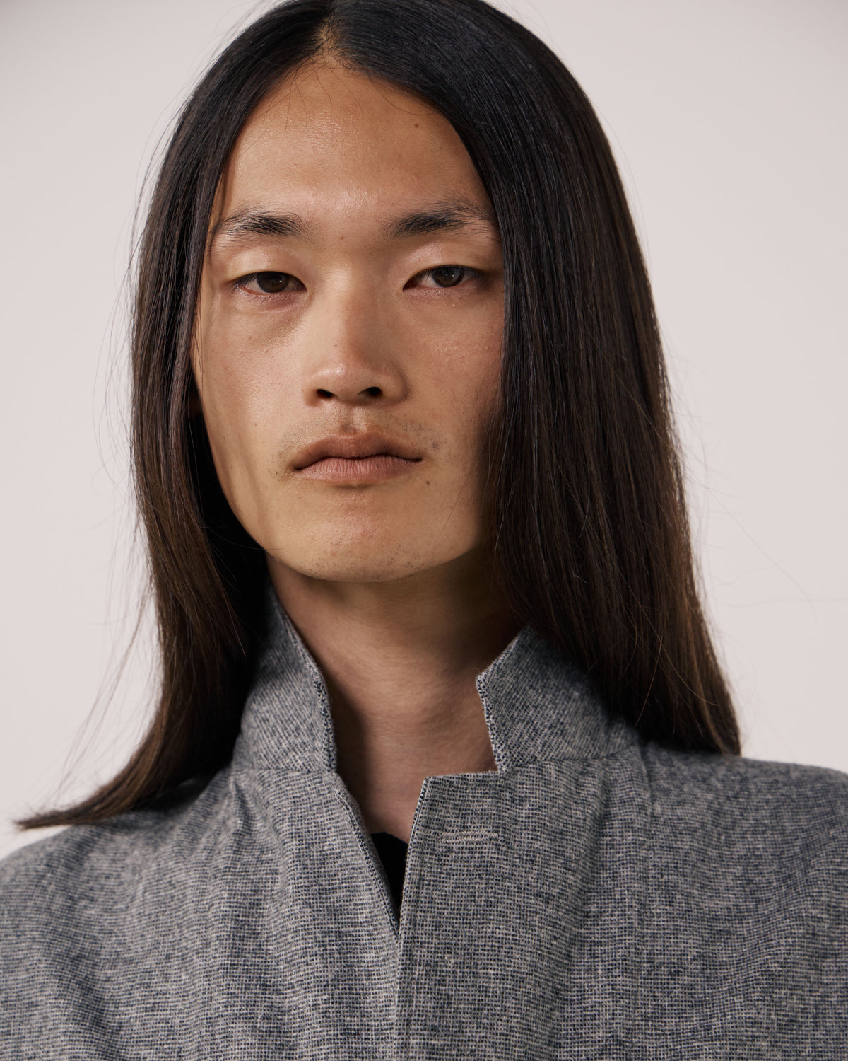 Veste Homme en Flanelle de Laine à Carreaux Gris Jonbee