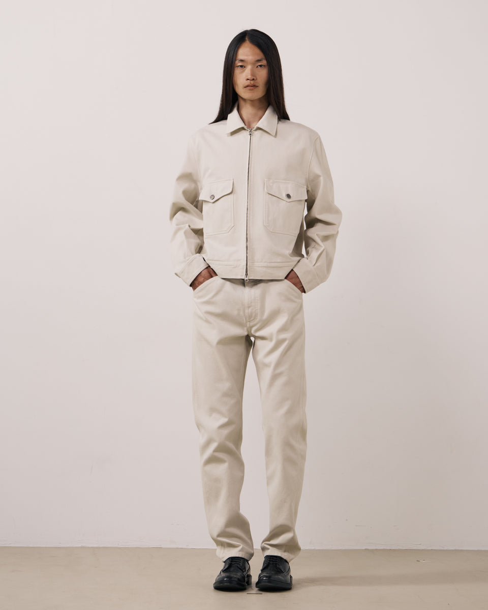 Blouson Homme en Velours Côtelé Ecru Dickey - Image principale