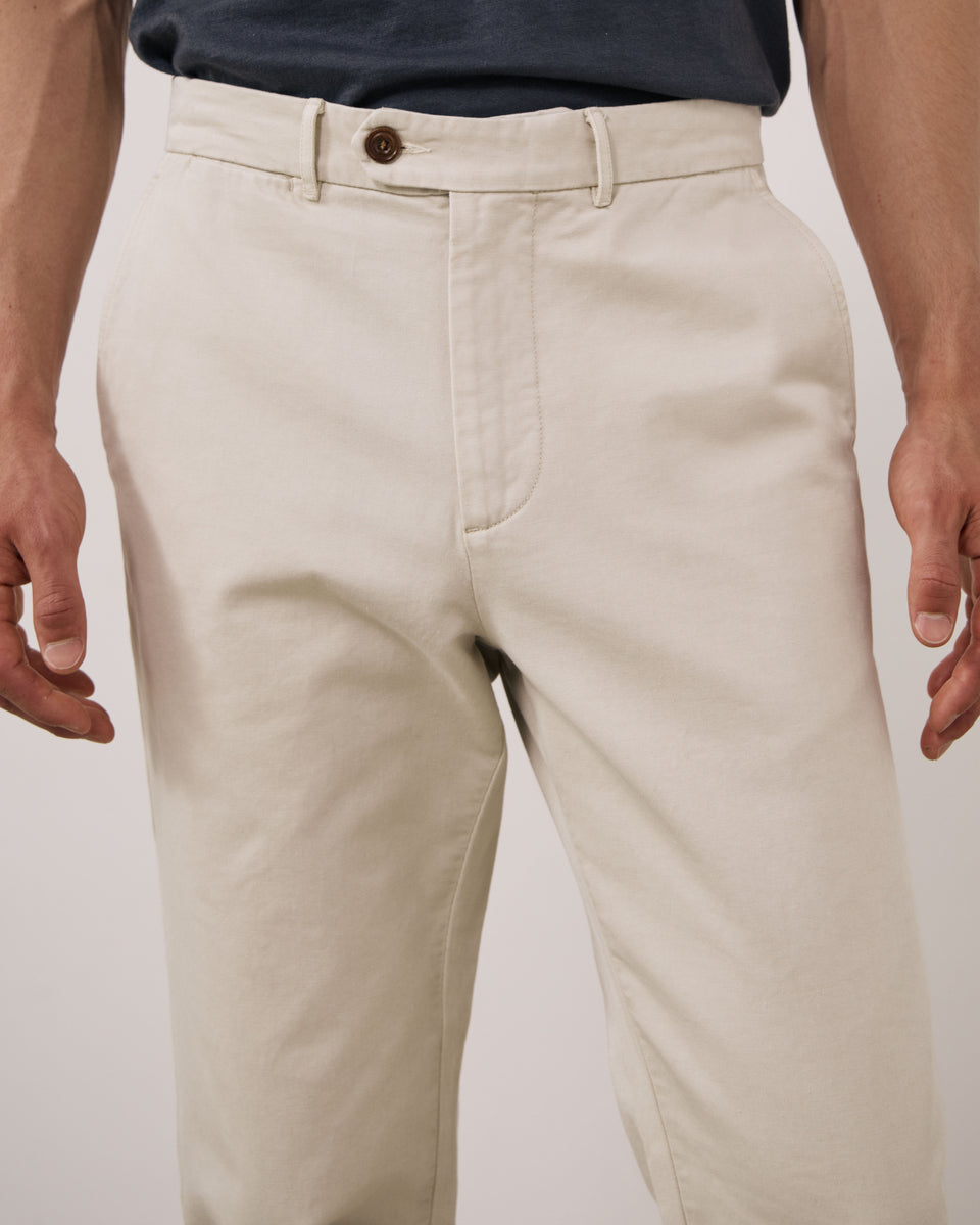 Pantalon Homme en Chino Ecru Taylor - Image 3