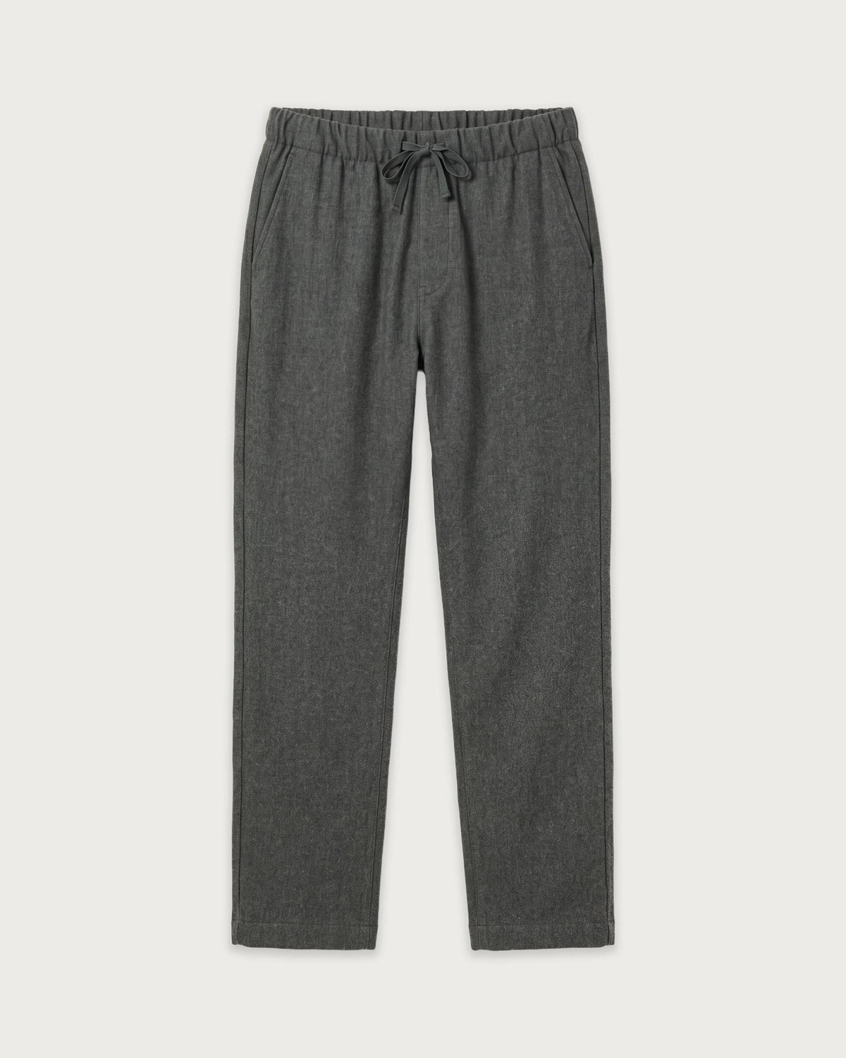 Pantalon Homme en Flanelle de laine Vert Militaire Joggy