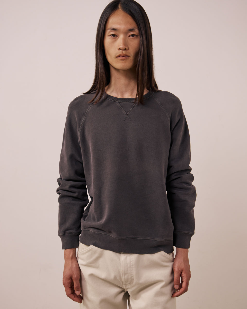 Sweatshirt Homme en Molleton Chocolat Light - Image principale