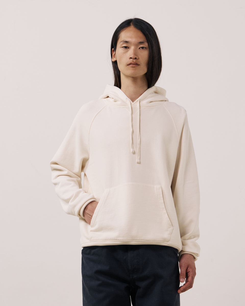 Sweatshirt Homme en Molleton Crème Hoodie - Image 3